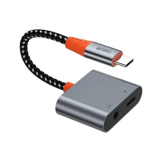 محول صوت وي وو LT010 USB-C: USB-C إلى 3.5 ملم وشحن - وي وُو - Image 2