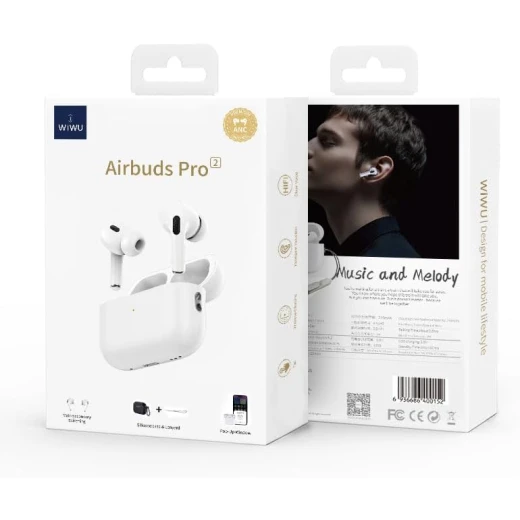 سماعات Wiwu Airbuds Pro اللاسلكية مع علبة شحن - صوت وراحة محسّنة - وي وُو - Image 7