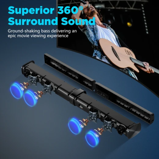 مكبر صوت وي وو Sounder S1 بتقنية البلوتوث 30 واط مع جهاز تحكم عن بعد وأضواء LED - وي وُو - Image 3