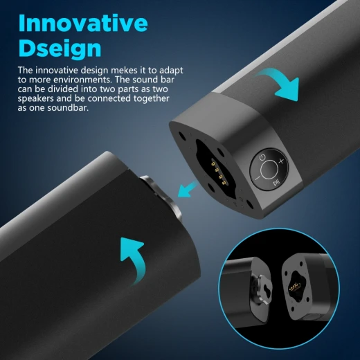 مكبر صوت وي وو Sounder S1 بتقنية البلوتوث 30 واط مع جهاز تحكم عن بعد وأضواء LED - وي وُو - Image 4