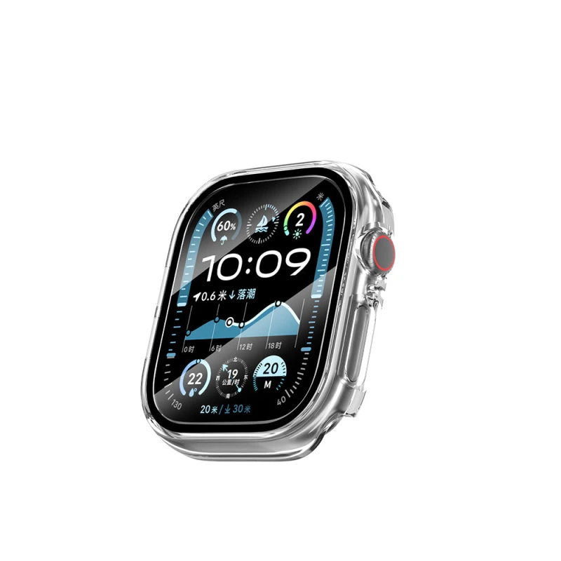 واقي شاشة وساعة وي وو JD-108 لساعة Apple Watch 10 46mm شفاف - وي وُو
