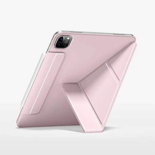 حافظة وي وو الذكية لجهاز iPad Air 2024 (13 بوصة/12.9 بوصة) - وردي | حافظة فاخرة ومتينة بتصميم ذكي | نحيفة وواقية ومثالية للعمل أو السفر حافظة وي وو الذكية لجهاز iPad Air 2024 (13 بوصة/12.9 بوصة) - وردي | حافظة فاخرة ومتينة بتصميم ذكي | نحيفة وواقية ومثالية للعمل أو السفر