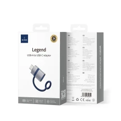 محول Wiwu Wi-C052 USB إلى Type-C OTG رمادي - نقل بيانات سريع