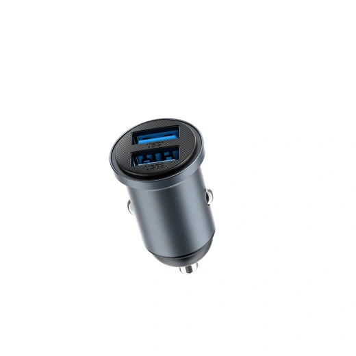 شاحن سيارة وي وو Wi-CC031 Nano Lite USB مزدوج 12 واط - شحن سريع شاحن سيارة وي وو Wi-CC031 Nano Lite USB مزدوج 12 واط - شحن سريع