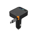شاحن سيارة وي وو Helix 65W: ثلاثي المنافذ، شحن سريع، كابل USB-C - وي وُو