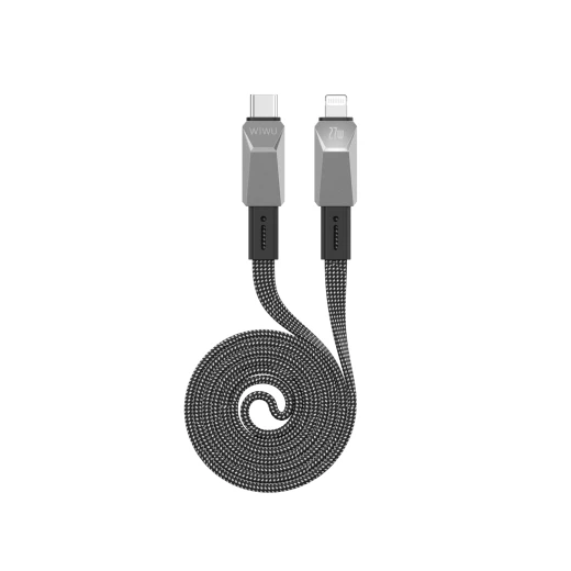 كابل وي وو Cyberlink مغناطيسي USB-C إلى Lightning بقوة 27 واط - 1 متر مضفر بالنايلون - وي وُو - Image 6