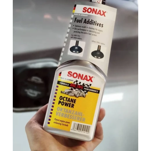 Sonax Octane Power Fuel Additive 250ml, Engine Care, Valve Seat Protection, Complete Combustion - Sonax - Image 3