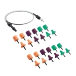 طقم تلميع FLEX PXE 80 بعمود مرن FS140 لإصلاح البقع والزوايا والمناطق التي يصعب الوصول إليها. يتضمن مقبضًا رفيعًا وسرعة قصوى تبلغ 6000 دورة في الدقيقة لنتائج تنظيف احترافية. - فليكس