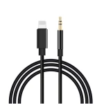 كيبل صوت RUNHANG USB C إلى 3.5 ملم عالي الدقة رمادي 1 متر لأجهزة ايفون و اندرويد - رانهانج