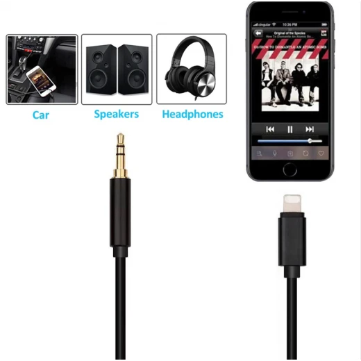 كيبل صوت RUNHANG USB C إلى 3.5 ملم عالي الدقة رمادي 1 متر لأجهزة ايفون و اندرويد - رانهانج - Image 2