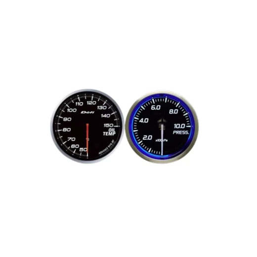 مجموعة مقاييس أداء ديف للمحركات، مقياس RPM، معزز، ضغط الزيت، درجة حرارة الماء