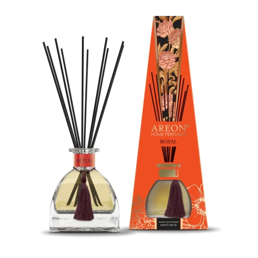 أعواد معطر جو اريون برائحة رويال 230 مل، عطر فاخر يدوم طويلاً للمنزل والمكتب، رائحة ملكية تمنحك أناقة ورقي أعواد معطر جو اريون برائحة رويال 230 مل، عطر فاخر يدوم طويلاً للمنزل والمكتب، رائحة ملكية تمنحك أناقة ورقي