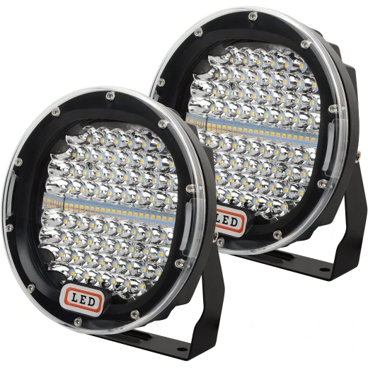 مصباح LED دائري للطرق الوعرة 9 بوصة لسيارات جيب JK رانجلر 4x4، شاحنات، سيارات الدفع الرباعي، مصدات، أضواء كاشفة، مصابيح قيادة، اضاءة عالية الكثافة، تصميم متين مصباح LED دائري للطرق الوعرة 9 بوصة لسيارات جيب JK رانجلر 4x4، شاحنات، سيارات الدفع الرباعي، مصدات، أضواء كاشفة، مصابيح قيادة، اضاءة عالية الكثافة، تصميم متين