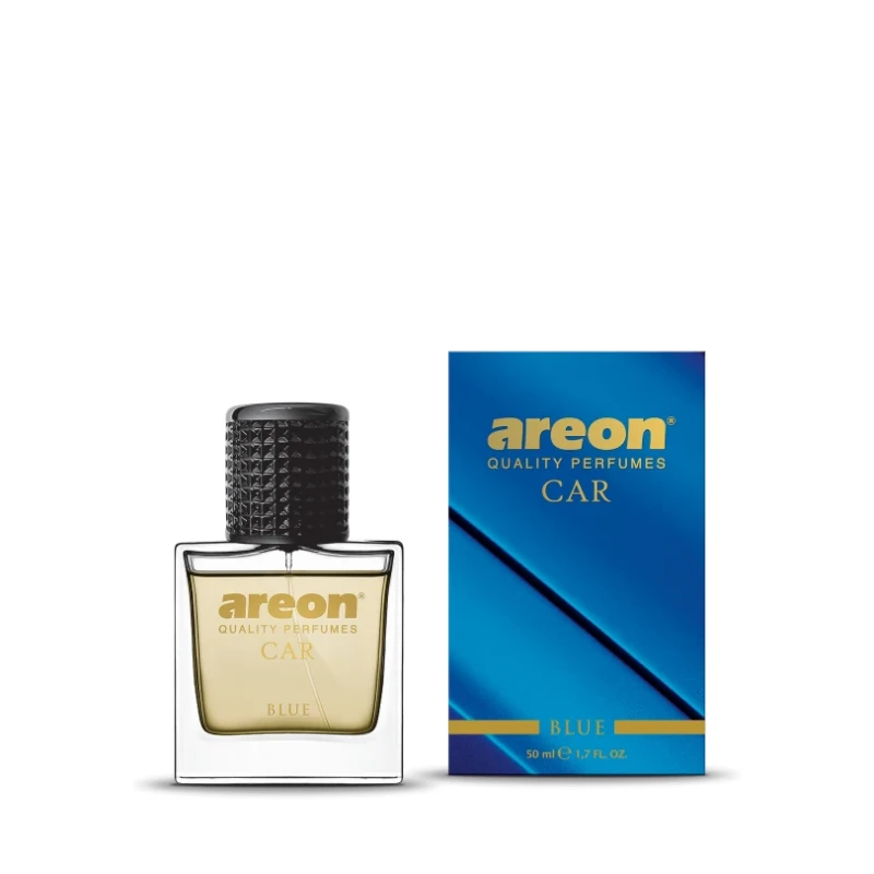 معطر هواء فاخر للسيارة باللون الأزرق، عطر يدوم طويلاً، تصميم فريد، رائحة مميزة، يضفي على السيارة عطرًا فاخرًا لمدة 24 ساعة، سهل التركيب