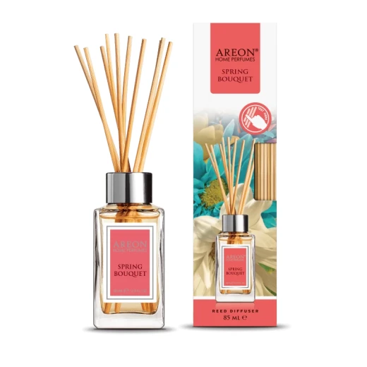 أعواد معطر جو أريون برائحة باقة أزهار الربيع 85 مل معطر منزلي أعواد معطر جو أريون برائحة باقة أزهار الربيع 85 مل معطر منزلي