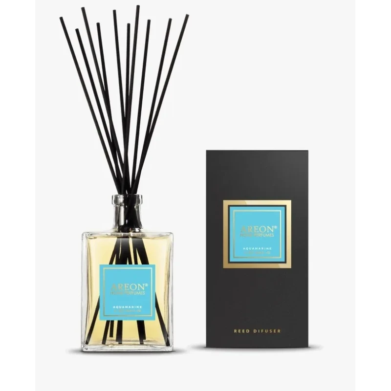أريون أكوامارين أعواد معطر جوي للمنزل 1 لتر للرجال: رائحة منعشة ومنشطة تدوم طويلاً، لخلق جو جريء ومميز في منزلك - أريون