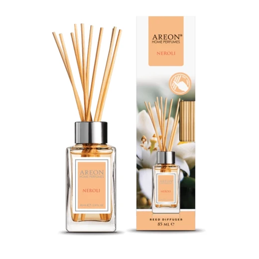 أعواد معطر جو برائحة نيرول من أريون، 85 مل، معطر جو طويل الأمد للمنزل والمكتب أعواد معطر جو برائحة نيرول من أريون، 85 مل، معطر جو طويل الأمد للمنزل والمكتب