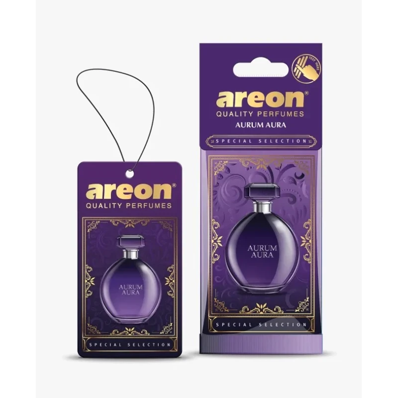 معطر جو للسيارة اريون اوروم اورا، عبوة مزدوجة، عطر فاخر يدوم طويلاً، تصميم معلق سهل التركيب، رائحة مميزة ومنعشة، يضفي لمسة من الأناقة على داخلية السيارة، 150 حرف - أريون