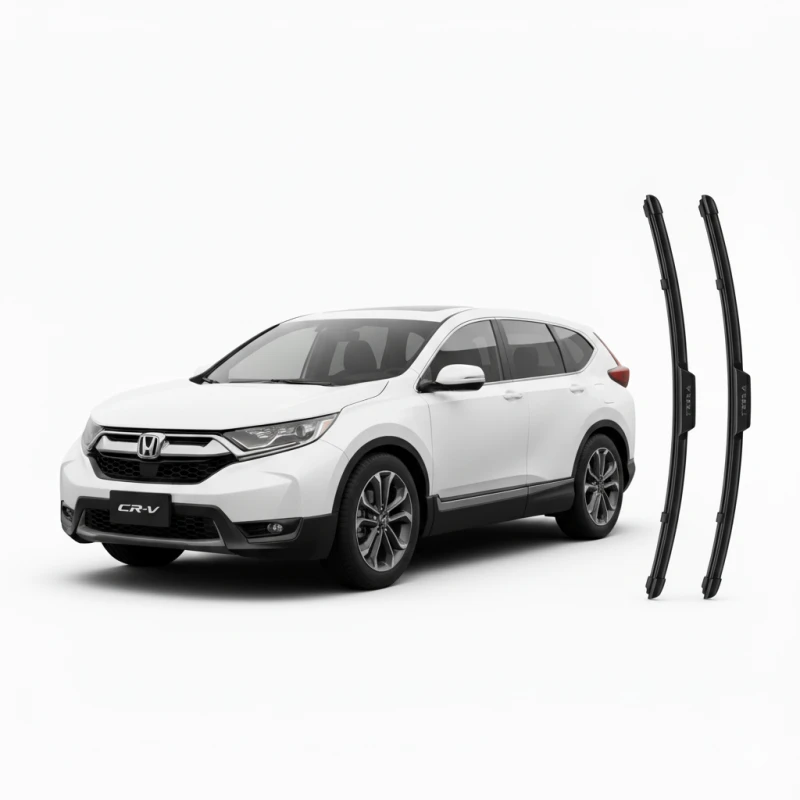 طقم مساحات زجاج CR-V ابيض صيني، جودة عالية، قطعتين، اداء ممتاز في جميع الاحوال الجوية، تركيب سهل، متوافق مع موديلات 2023 و 2024