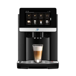 EM 5030 Automatic Espresso Machine 1300W Power 19 Bar Pump Black Stylish Design Includes 1 Year Warranty Perfect for Brewing Delicious Espresso at Home Easy to Use and Maintain