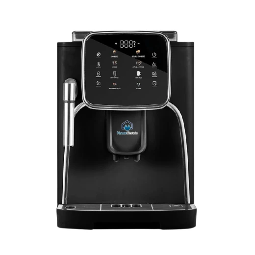 ماكينة قهوة اسبريسو أوتوماتيكية EM-5031 بقوة 19 بار لون أسود