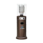 GH2H2H Gas Heater Portable Outdoor Indoor Black 2024 Edition with Touch Ignition, Rolling Wheels and 1 Year Warranty Perfect for Home, Garden and Work - Home electric
