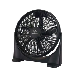 HFB2021 Box Fan 20 Inch Powerful Air Circulation 4 Speed Settings Adjustable Oscillating Blades 1 Year Warranty Black Home Cooling Appliance Quiet Operation