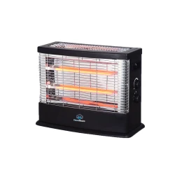 HK4515 Electric Space Heater 4 Heat Settings Black with Thermostat
