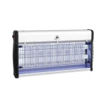 IK 662 Mosquito Killer Lamp UV Light 30W High Efficiency Insect Trap 100 Sq Meter Coverage with 2x15W UVA Tubes Durable ABS and Aluminum Construction 1 Year Warranty - Home electric