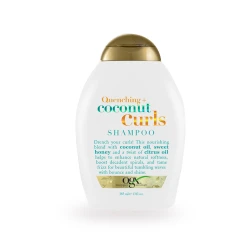 OGX Quenching Coconut Curls Shampoo 385ml, Frizz Control, Honey and Citrus Oil