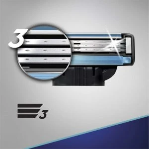 شفرات حلاقة جيليت ماك 3 للرجال عبوات 4 قطع لتجربة حلاقة ناعمة ودقيقة - جيليت - Image 8