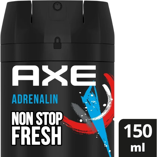 AXE Adrenalin Deodorant Spray 150ml, Natural Ingredients, Long-Lasting Freshness - AXE - Image 3