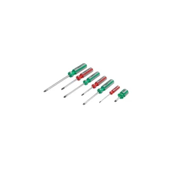 طقم مفكات رونيكس RH-2701، 7 قطع، مشقوقة، فيليبس، فولاذ CR-V