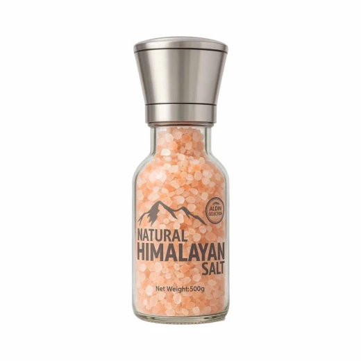 Autumn Secrets Himalayan Pink Salt Coarse 500g with Grinder, Natural Mineral Rich, Keto Friendly Autumn Secrets Himalayan Pink Salt Coarse 500g with Grinder, Natural Mineral Rich, Keto Friendly