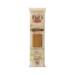Granoro Organic Whole Wheat Spaghetti Pasta 500g - High Fiber, Healthy Choice