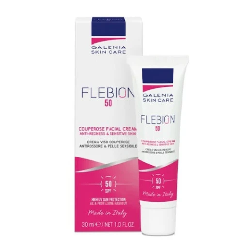كريم واقي شمسي للوجه Flebion 50 SPF50+ 30 مل، حماية عالية، تم اختباره من قبل أطباء الجلدية كريم واقي شمسي للوجه Flebion 50 SPF50+ 30 مل، حماية عالية، تم اختباره من قبل أطباء الجلدية