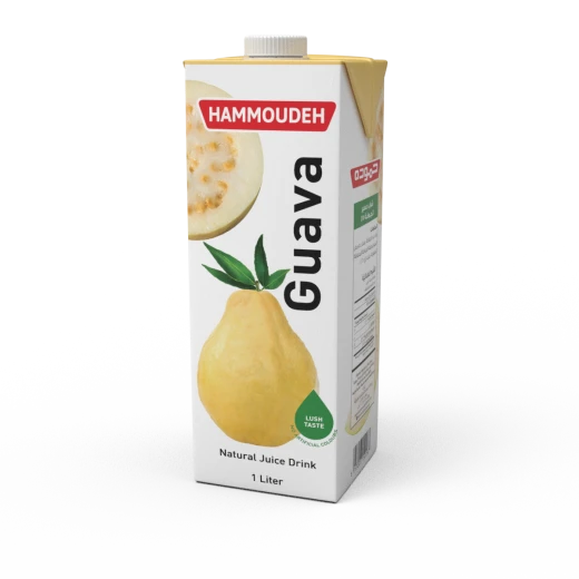 Hammoudeh Guava Nectar Juice 1 Liter: Experience the Tropical Refreshment of This Delicious Fruit Drink Perfect for Any Occasion Hammoudeh Guava Nectar Juice 1 Liter: Experience the Tropical Refreshment of This Delicious Fruit Drink Perfect for Any Occasion