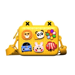 Picocici Kids' Crossbody Bag Cartoon Character Design Colorful Shoulder Bag