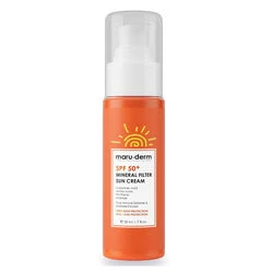Maruderm SPF 50+ Mineral Sunscreen 50ml, Broad Spectrum Protection, Sensitive Skin