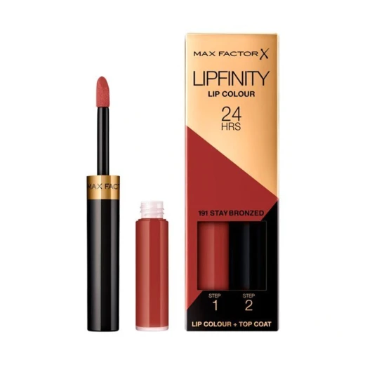 أحمر شفاه ماكس فاكتور ليب فينيتي لون الشفاه 191 ستاي برونز يدوم طويلاً أحمر شفاه ماكس فاكتور ليب فينيتي لون الشفاه 191 ستاي برونز يدوم طويلاً