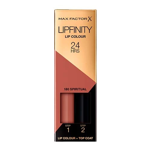 Max Factor Lipfinity Lip Colour Spirtual Long Lasting Lipstick 4gr 180
