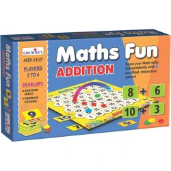 Creative's Maths Fun Addition Board Game for Kids, Interactive Learning, Ages 5+, Educational Toy
