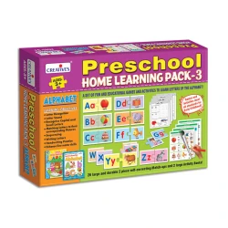 Creative's  Preschool Home Learning Pack 3 Alphabet Educational Toys for Ages 3 and Up