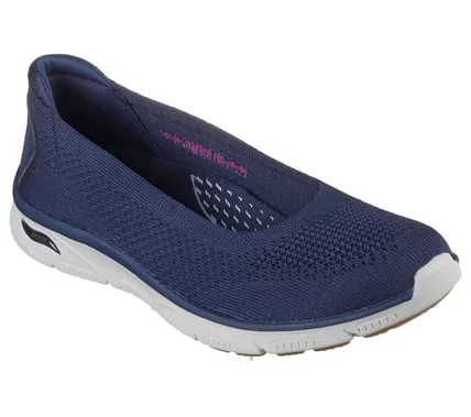 حذاء سكيتشرز ارش فيت ساني زين ووك نسائي كحلي سهل الارتداء مقاس 37 - سكيتشرز - Image 3