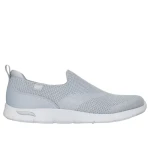 Skechers Arch Fit Refine Iris Women's Gray Comfort Sneakers Size 40 with Engineered Knit Upper and Removable Arch Fit Cushioned Insole for All Day Support and Comfort - Skechers