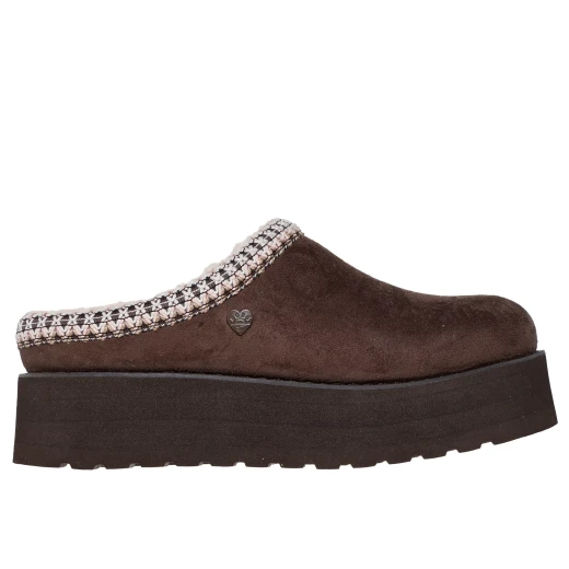 BOBS by Skechers Women's Keepsakes Hi-Rise Clog-Style Platform Slippers with Faux Fur Lining and Skechers Memory Foam Insole Chocolate Size 38 Cozy Comfort for Women - Skechers - Image 2