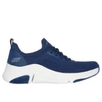 Skechers BOBS Sparrow Flex Women's Athletic Shoes in Navy, Featuring Stretch Fit Mesh Upper and Memory Foam Comfort Insole, Size 37 for Active Women - Skechers