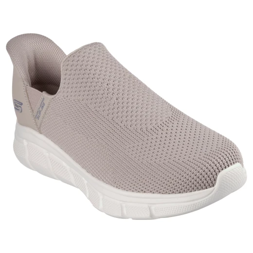 Skechers Men's BOBS Sport B Flex Slip On Shoes Taupe Size 46 Featuring Hands Free Slip Ins Technology Engineered Mesh Upper Cushioned Memory Foam Insole Comfortable Laceless Design - Skechers - Image 3