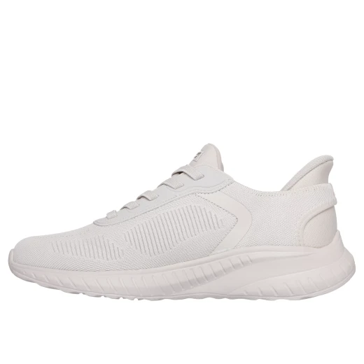 Skechers Men's BOBS Sport Squad Chaos Slip On Sneakers, Off White, Size 42, Hands Free Slip Ins, Memory Foam Cushioning, No Tie Laces, Vegan Friendly, Machine Washable - Skechers - Image 5