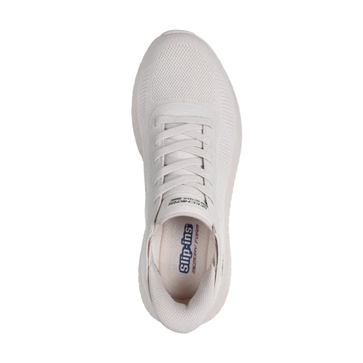 Skechers Men's BOBS Sport Squad Chaos Slip On Sneakers, Off White, Size 42, Hands Free Slip Ins, Memory Foam Cushioning, No Tie Laces, Vegan Friendly, Machine Washable - Skechers - Image 6
